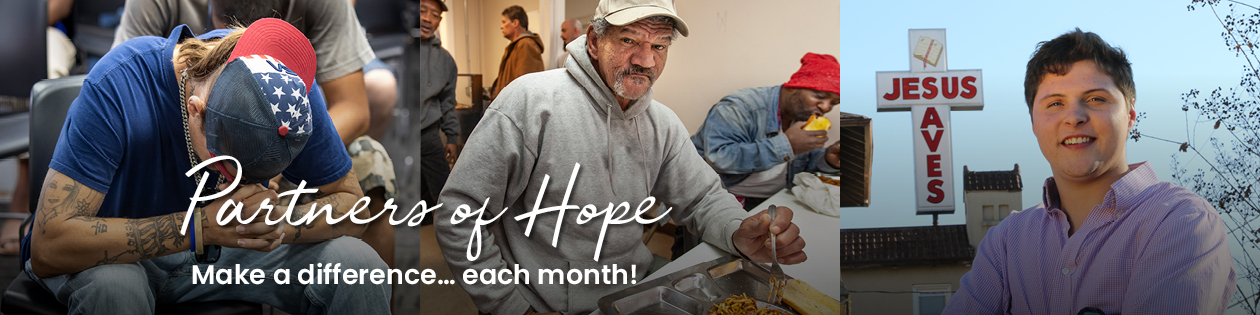 Partners of hope make a difference each month